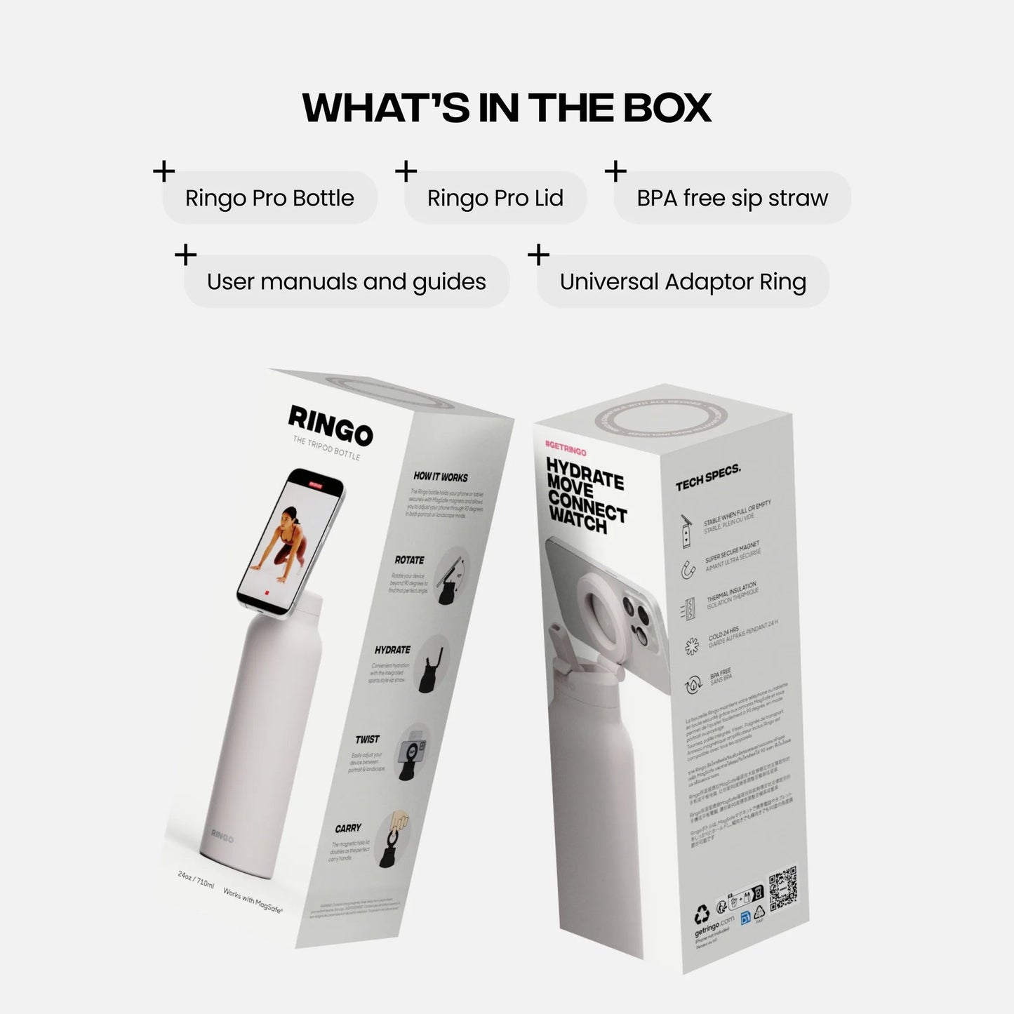 Ringo Pro XL (950ml) Kość Słoniowa
