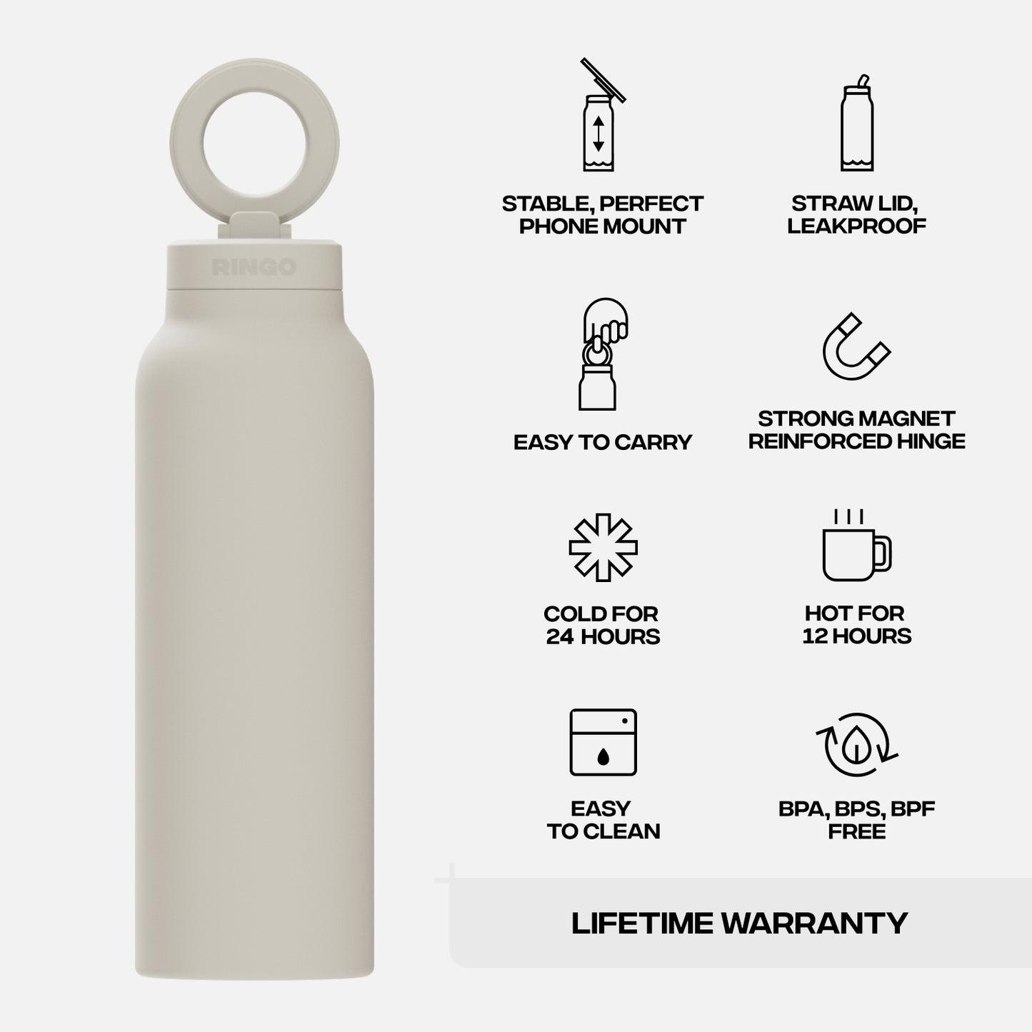 Ringo Pro XL (950ml) Kość Słoniowa